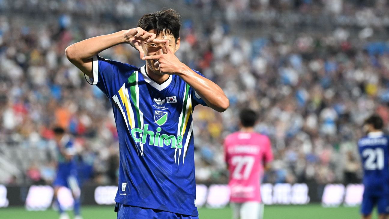 孙兴慜梅开二度,MLS全明星4比3力克墨西哥联赛明星队